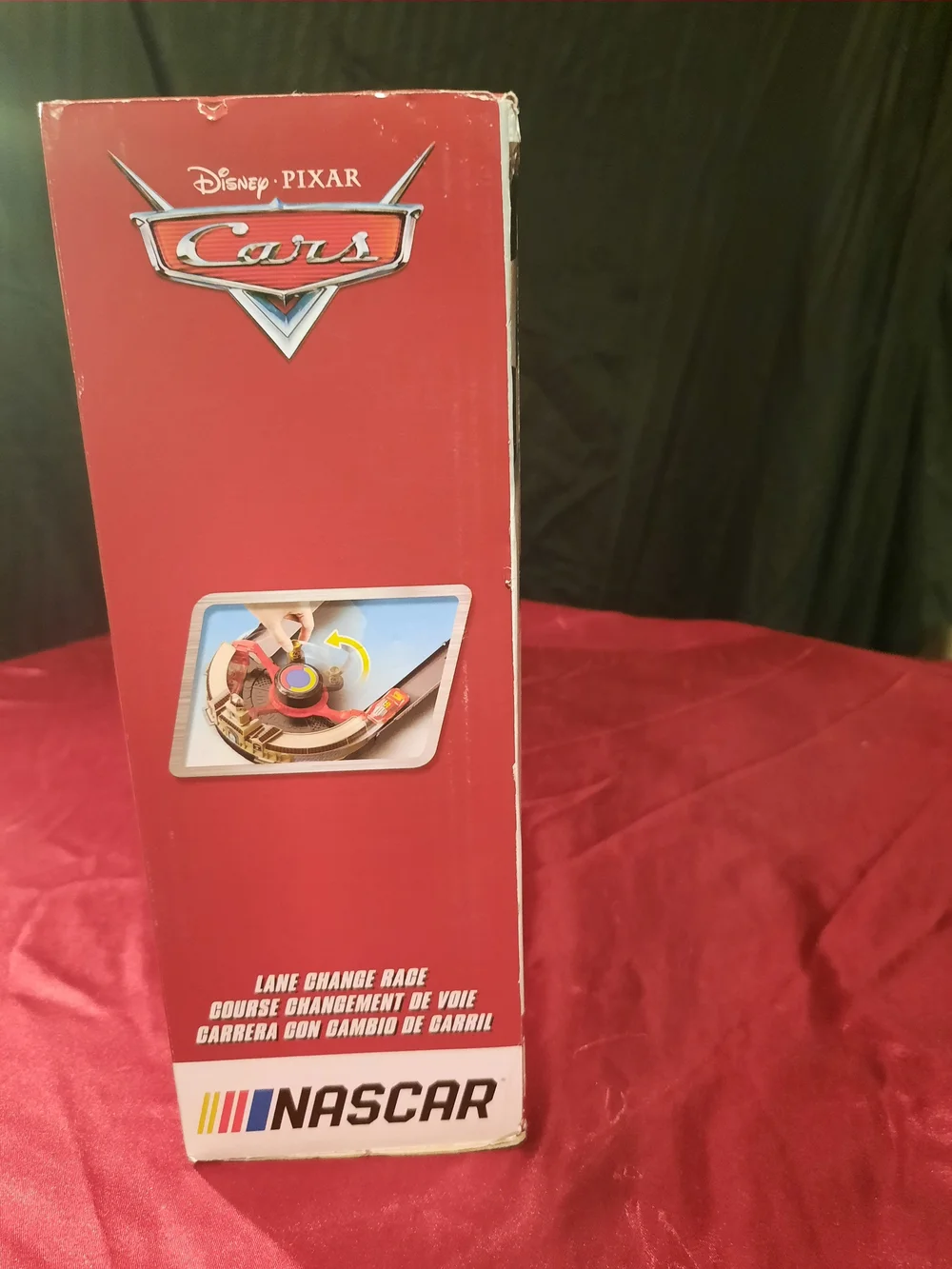 Disney Pixar Cars Nascar Piston Cup Lane Change Race Track Set Mcqueen & Garstin